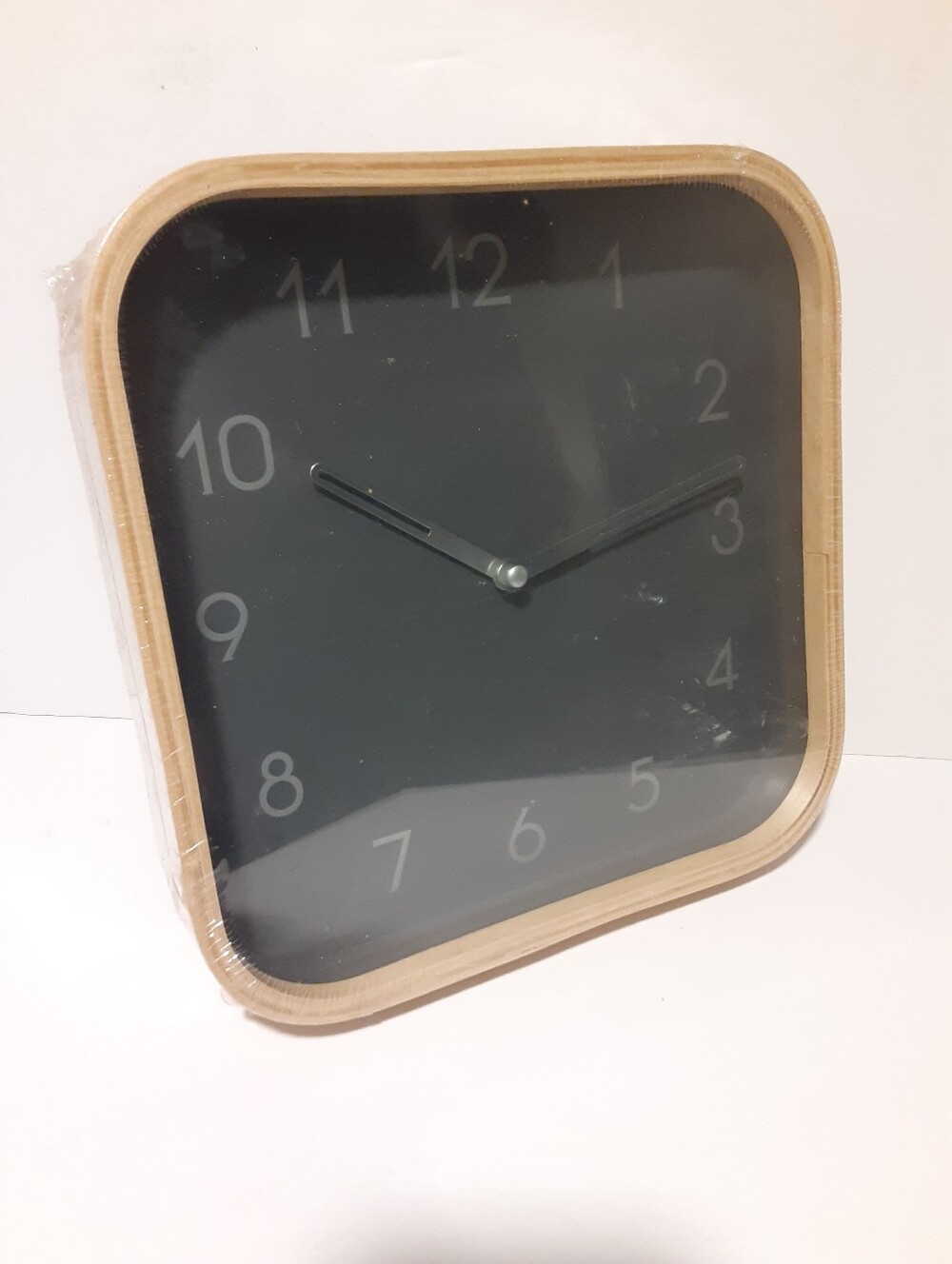 Vintage IKEA Birch Bentwood Piro Wall Clock Jelinek Wood Rare Discontinued NOS